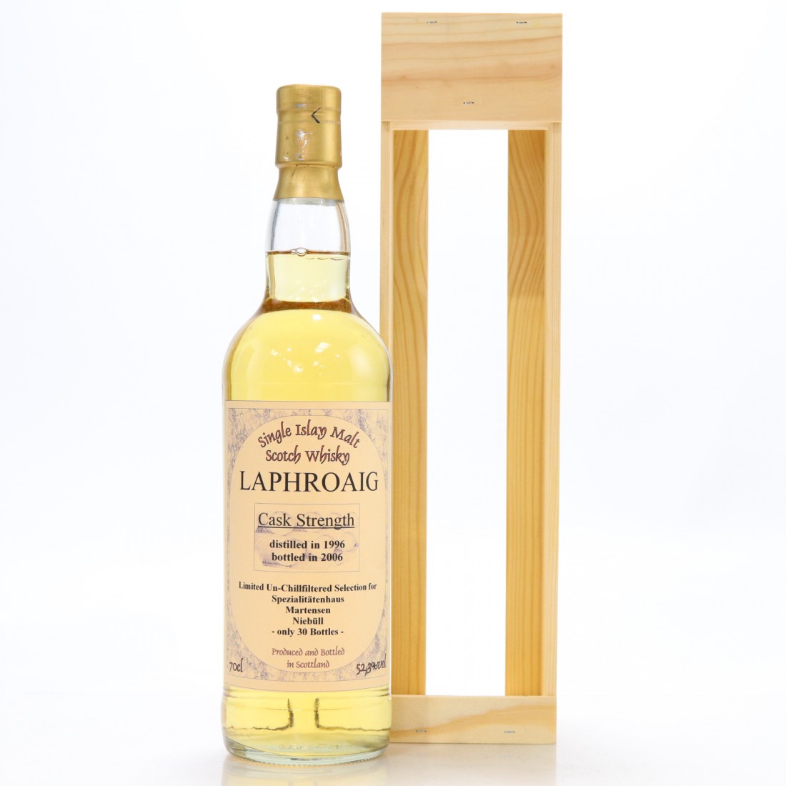 Laphroaig 1996 Spezialitatenhaus Martensen Whisky Auctioneer